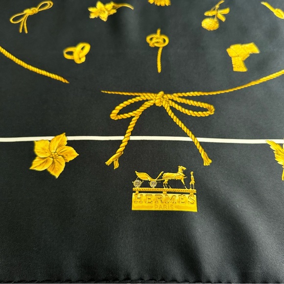 SOLD Authentic Hermes Scarf - Clips - Picture 6 of 8